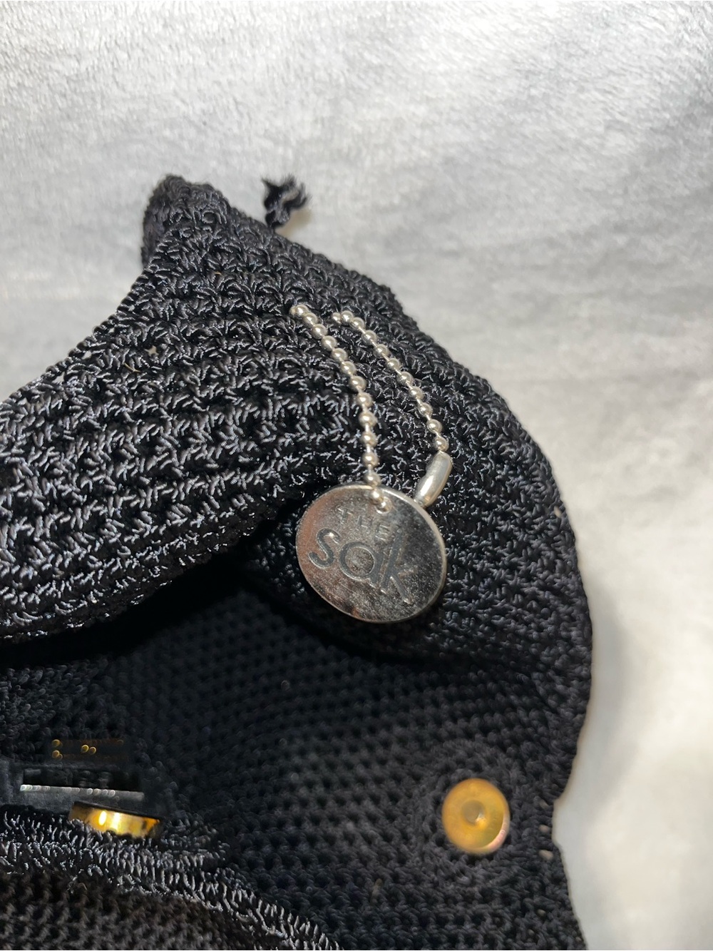 The Sak Black Knit Shoulder Bag - Picture 4 of 6
